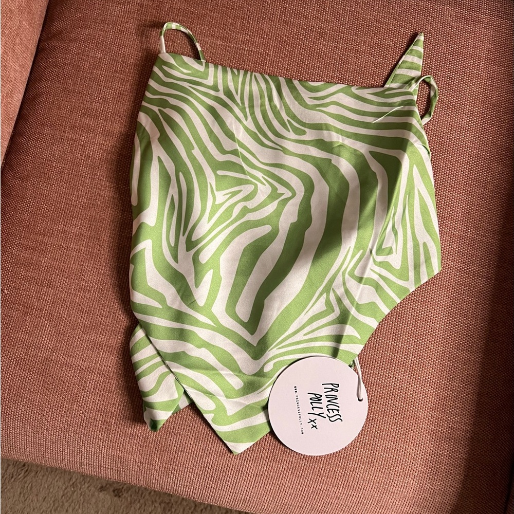 Princess Polly Bandana Cropped Tank (Size US4)